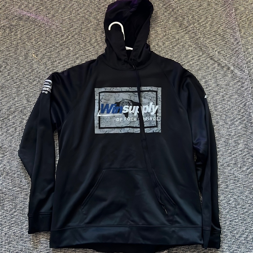 extra large black Wyoming hoodie